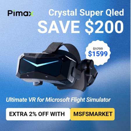 Sponsored ad for Pimax VR headsets