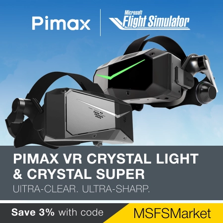 Sponsored ad for Pimax VR headsets